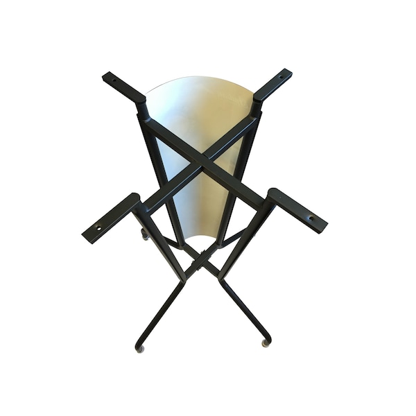 Holland Bar Stool Co Lighted 42" Black Los Angeles Kings Pub Table - L218B42LAKING36RLAKING