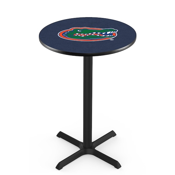 Holland Bar Stool Co 36" Blk Wrinkle Florida Pub Table, 36" dia. Top - L211B3636FLORUN