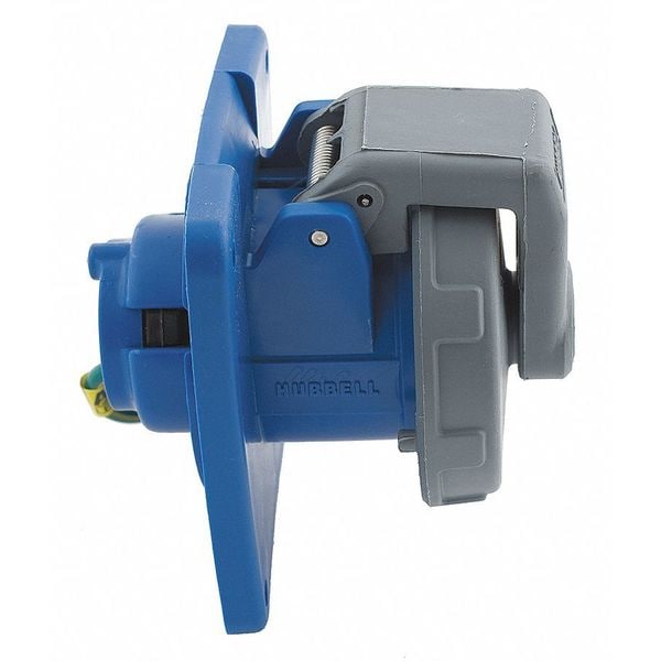 Hubbell IEC Pin and Sleeve Receptacle, 100A, 250V - HBL3100R6W