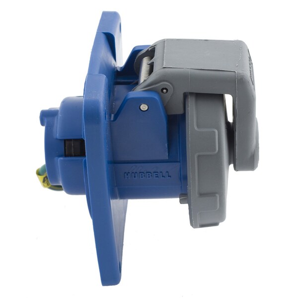 Hubbell IEC Pin and Sleeve Receptacle, 100A, 250V - HBL3100R6W