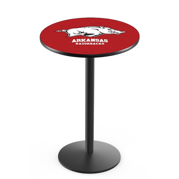 Holland Bar Stool Co 36" Blk Wrinkle Arkansas Pub Table - L214B3628ARKNUN