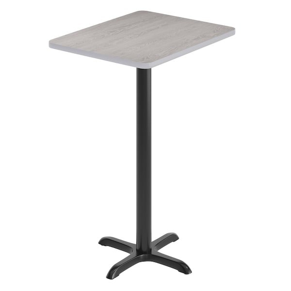 Flash Furniture Rectangle 30 in L, 24 in W, Gray - XU-GYTB-2430-T2222B-GG