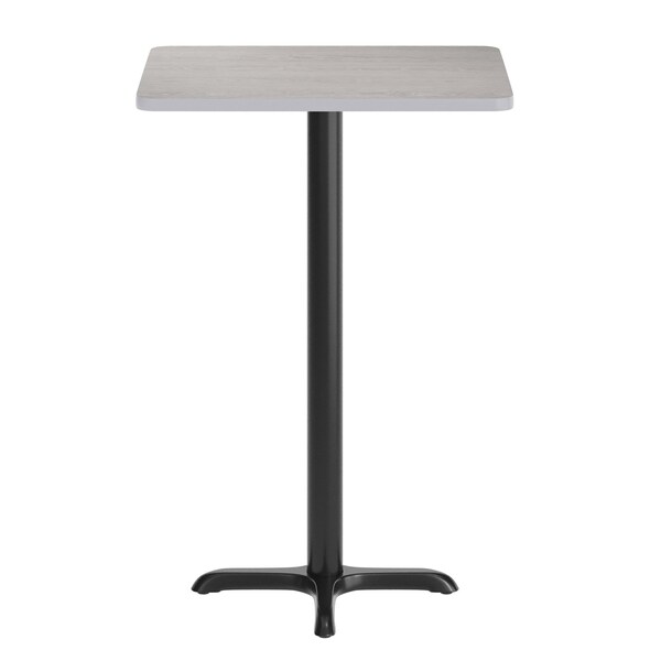 Flash Furniture Rectangle 30 in L, 24 in W, Gray - XU-GYTB-2430-T2222B-GG