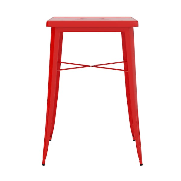 Flash Furniture Square 27-3/4" W, 40" H, Red - CH-31330-RED-GG