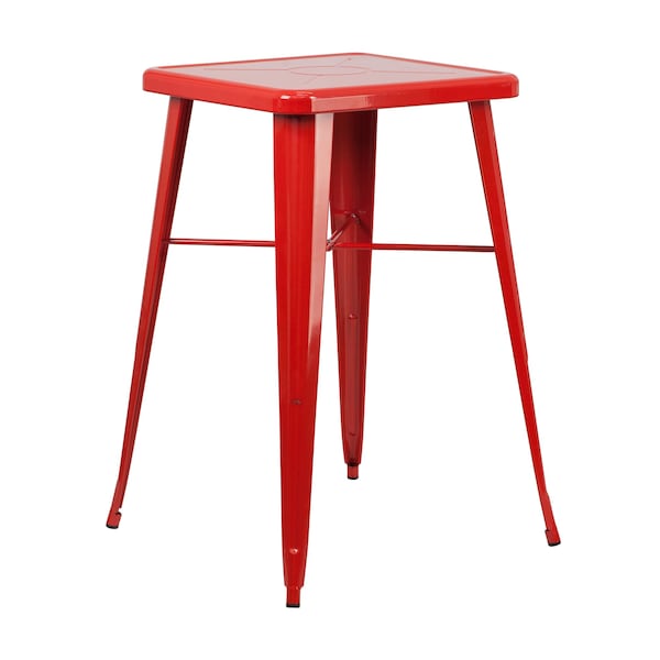 Flash Furniture Square 27-3/4" W, 40" H, Red - CH-31330-RED-GG