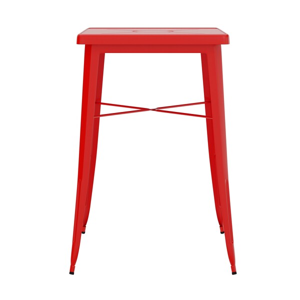Flash Furniture Square 27-3/4" W, 40" H, Red - CH-31330-RED-GG