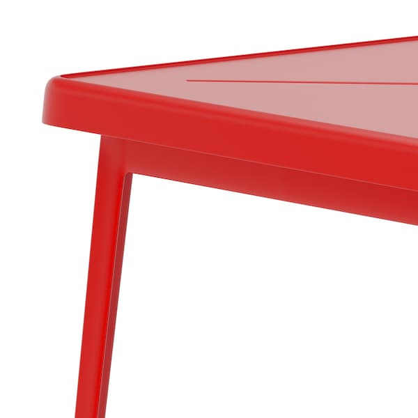 Flash Furniture Square 27-3/4" W, 40" H, Red - CH-31330-RED-GG