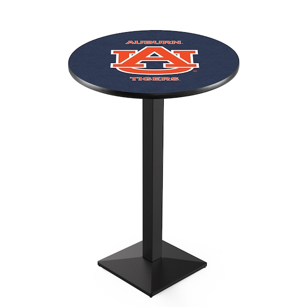 Holland Bar Stool Co 36" Blk Wrinkle Auburn Pub Table, 36" dia. Top - L217B3636AUBURN