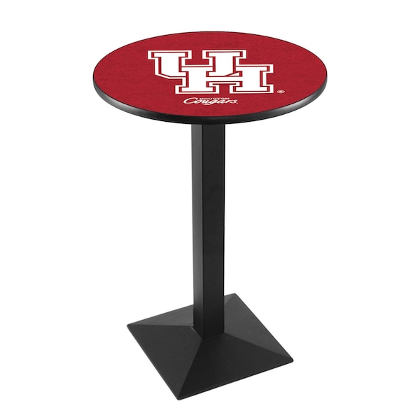 Holland Bar Stool Co 36" Blk Wrinkle Houston Pub Table, 36" dia. Top - L217B3636HOUSTON