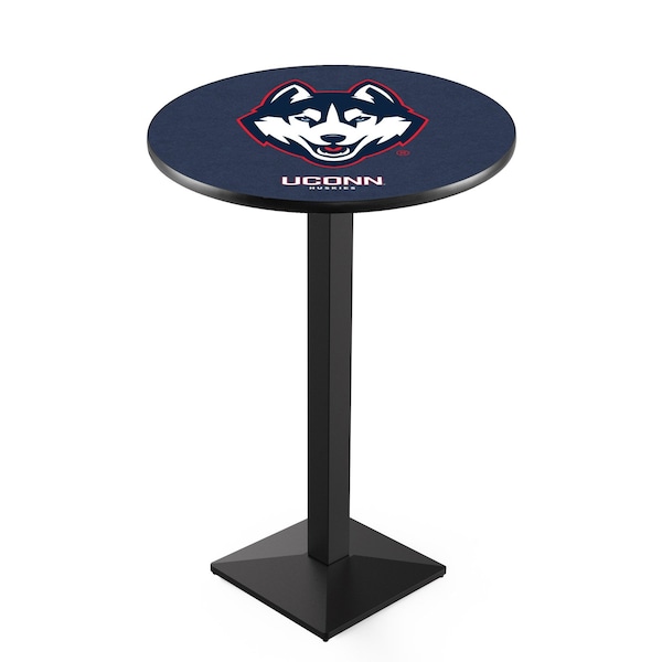 Holland Bar Stool Co 42" Blk Wrinkle Connecticut Pub Table, 36" dia. Top - L217B4236CONNUN