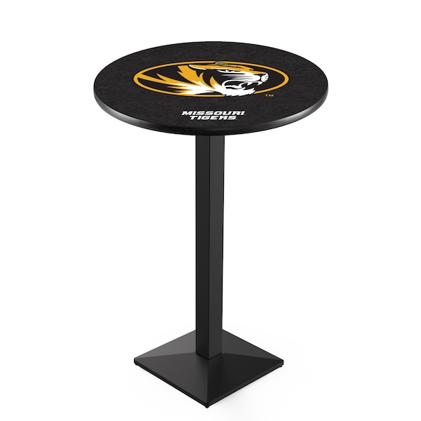 Holland Bar Stool Co 36" Blk Wrinkle Missouri Pub Table - L217B3628MIZZOU