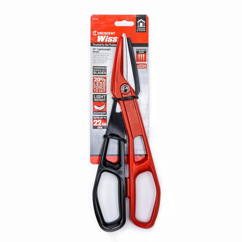 Crescent Wiss 12 in. Aluminum Straight-Cut Tinner Snips - WAL13S
