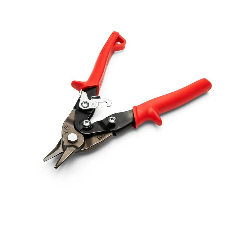 Crescent Wiss 9-1/4 in. Compound Action Straight, Left and Right Cut Bulldog Aviation Snip - M5R