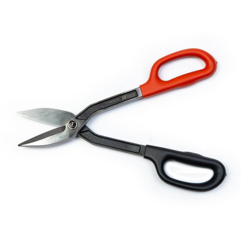 Crescent Wiss 13 in. Straight-Cut Drop Forged Tinner Snips - WDF12S