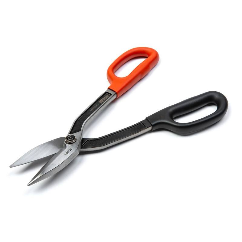 Crescent Wiss 13 in. Straight-Cut Drop Forged Tinner Snips - WDF12S