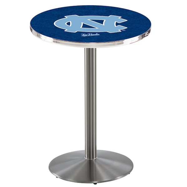 Holland Bar Stool Co 42" Stainless Steel North Carolina Pub Table - L214S4228NORCAR