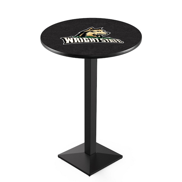 Holland Bar Stool Co 42" Blk Wrinkle Wright State Pub Table - L217B4228WRTSTU