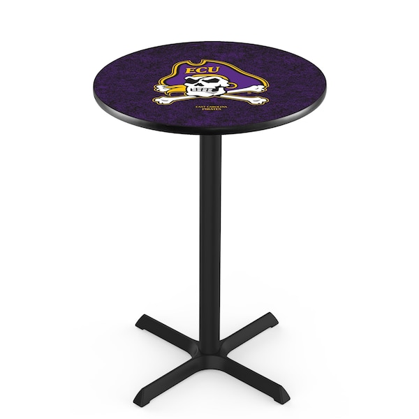 Holland Bar Stool Co 36" Blk Wrinkle East Carolina Pub Table - L211B3628ECAROL