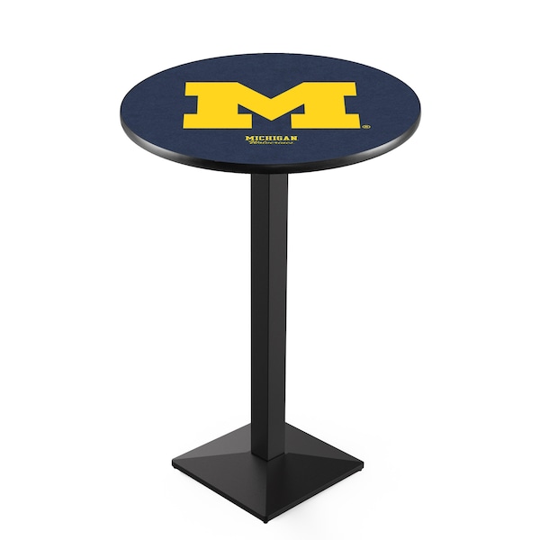 Holland Bar Stool Co 42" Blk Wrinkle Michigan Pub Table - L217B4228MICHUN