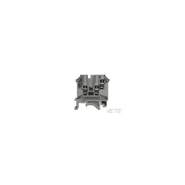 Te Connectivity Din Rail Terminal Blocks 4Mm2, 1 In 2 Out Screw Terminal Block - 2271681-3