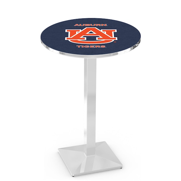 Holland Bar Stool Co 42" Chrome Auburn Pub Table - L217C4228AUBURN