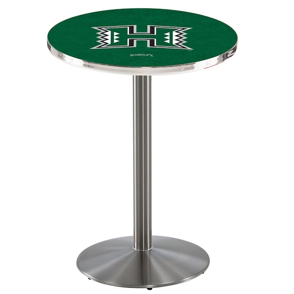 Holland Bar Stool Co 42" Stainless Steel Hawaii Pub Table - L214S4228HAWAII