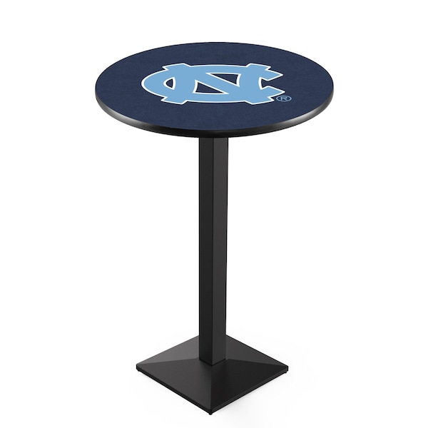 Holland Bar Stool Co 36" Blk Wrinkle North Carolina Pub Table, 36" dia. Top - L217B3636NORCAR