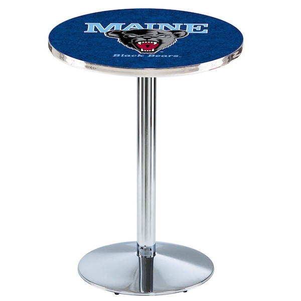 Holland Bar Stool Co 42" Chrome Maine Pub Table - L214C4228MAINEU