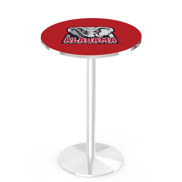Holland Bar Stool Co 36" Chrome Alabama Pub Table - L214C3628AL-ELE