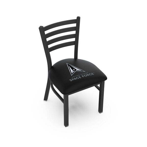 Holland Bar Stool Co U.S. Space Force 18in Chair with Black Wrinkle Finish - L00418