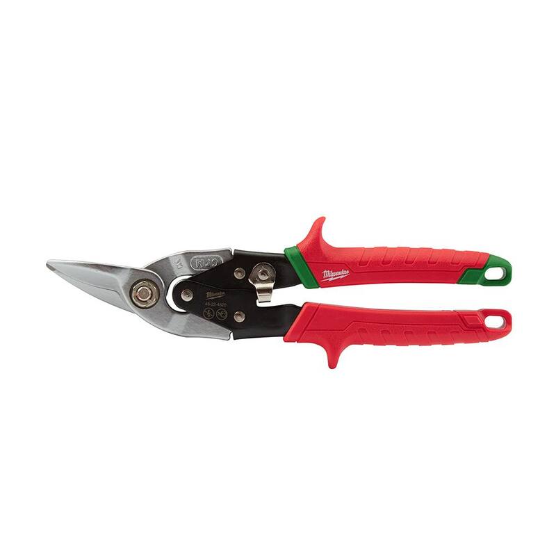 Milwaukee Left, Right, and Straight/Offset Aviation Snips Set (5-Piece) - 48-22-4533-48-22-4523