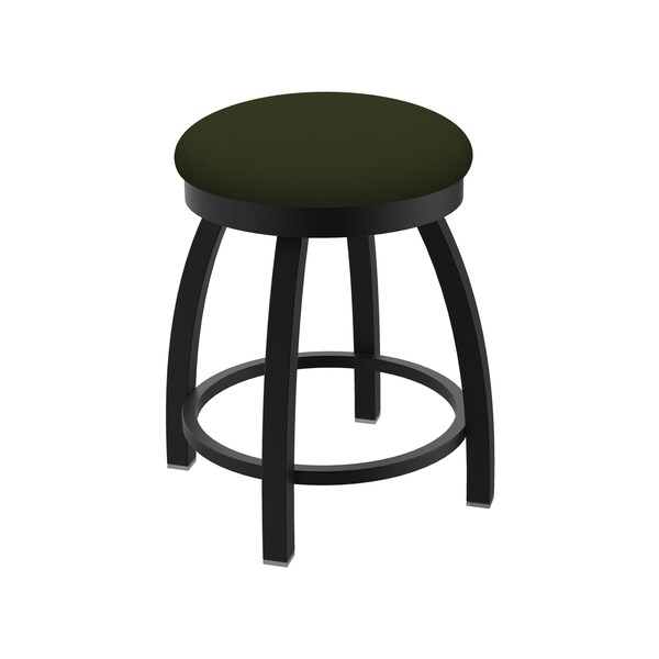 Holland Bar Stool Co 18" Swivel Vanity Stool, Black Wrinkle, Canter Pine Seat - 80218BW010