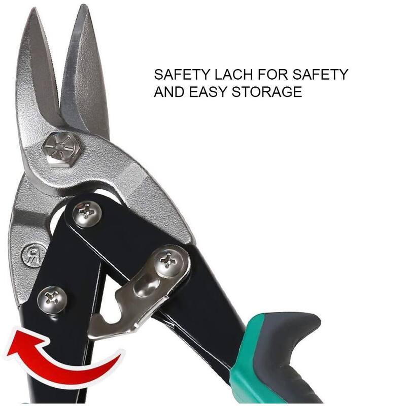 KING Straight-Cut Left-Cut and Right-Cut Aviation Tin Snip Set (3-Pieces) - 0072-0