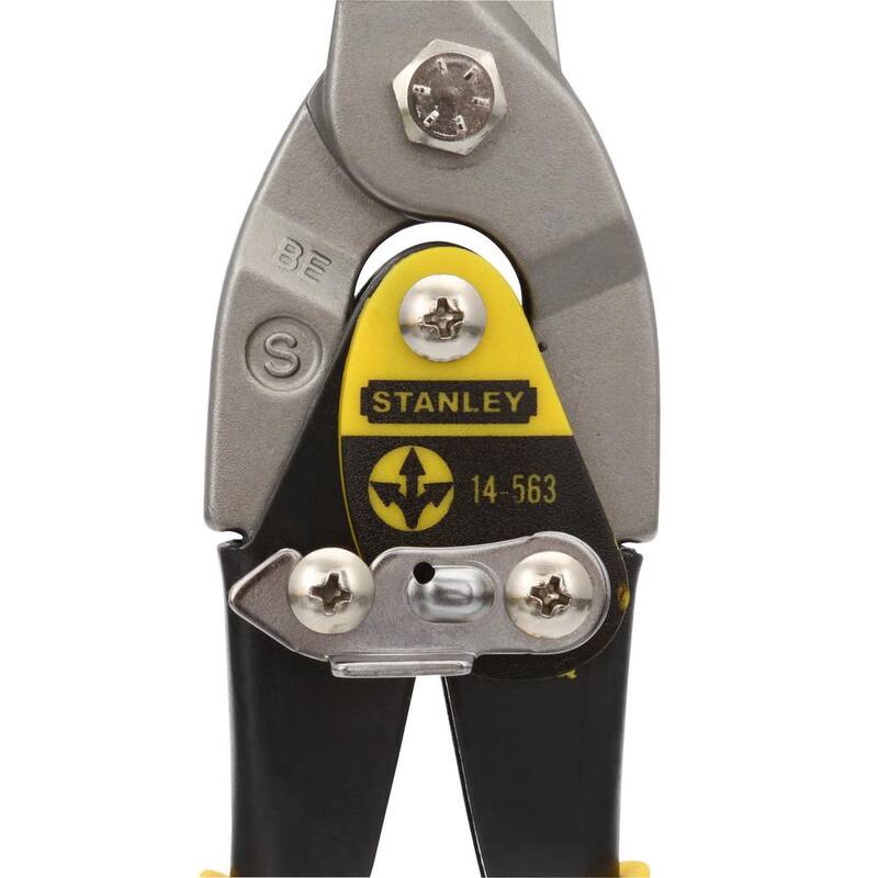 Stanley 10 in. FATMAX Straight Cut Compound Action Aviation Snip - 14-563
