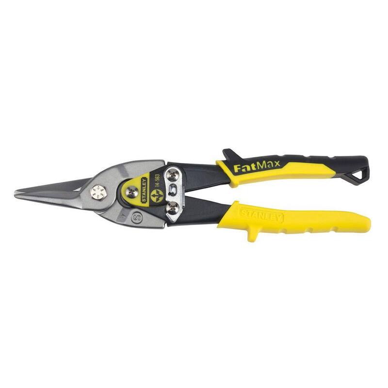 Stanley 10 in. FATMAX Straight Cut Compound Action Aviation Snip - 14-563