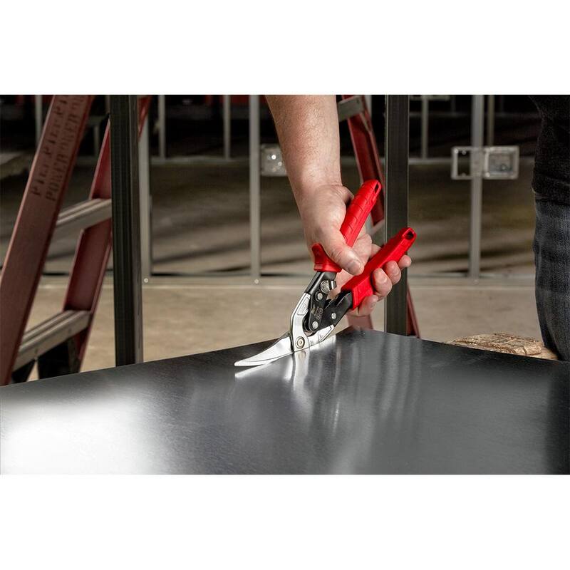 Milwaukee 11 in. Long Left-Cut Offset Snips - 48-22-4538