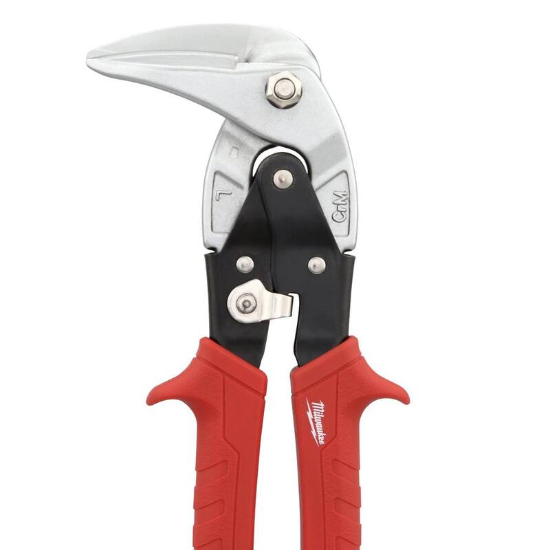 Milwaukee 9 in. Left-Cut Right Angle Aviation Snips - 48-22-4511
