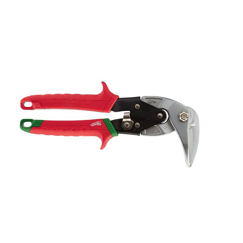Milwaukee 9 in. Right-Cut Right Angle Aviation Snips - 48-22-4521