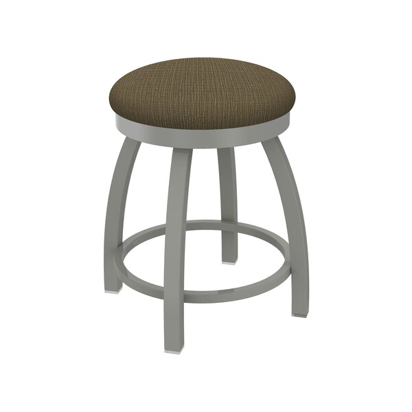 Holland Bar Stool Co 18" Swivel Vanity Stool, Nickel Finish, Graph Cork Seat - 80218AN017