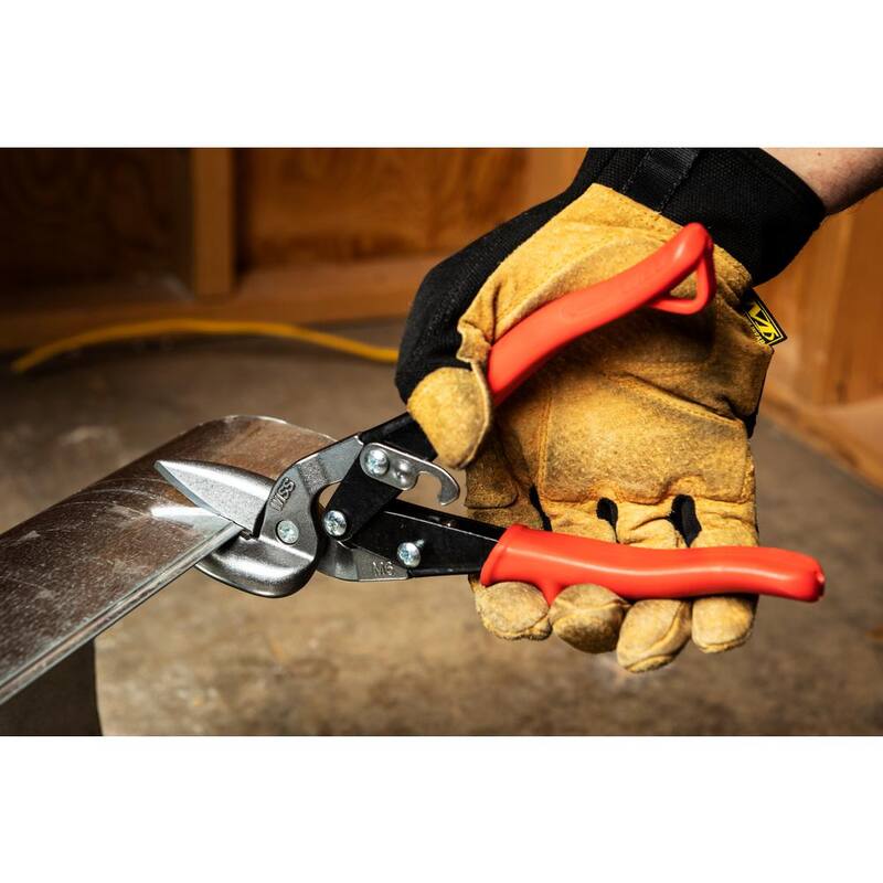 Crescent 9-1/4 in. Wiss Compound Action Offset Straight and Left/Right Cut Aviation Snip Set (2-Piece) - M6M7R