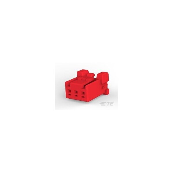Te Connectivity GRACE INERTIA CONN 2.5 PLUG HSG 3P RED - 1-1747066-3