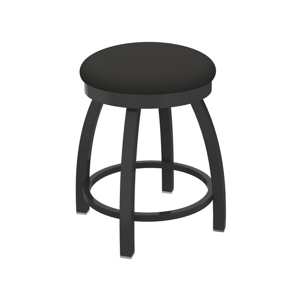 Holland Bar Stool Co 18" Swivel Vanity Stool, Pewter Finish, Canter Iron Seat - 80218PW008