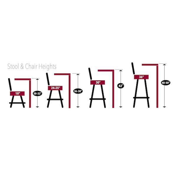 Holland Bar Stool Co 18" Low Back Swivel Vanity Stool, Nickel Finish, Graph Anchor Seat - 41118AN014