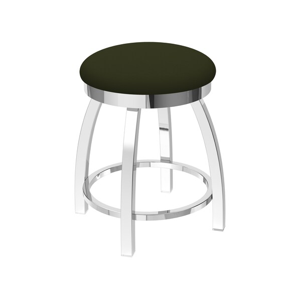 Holland Bar Stool Co 18" Swivel Vanity Stool, Chrome Finish, Canter Pine Seat - 80218CH010