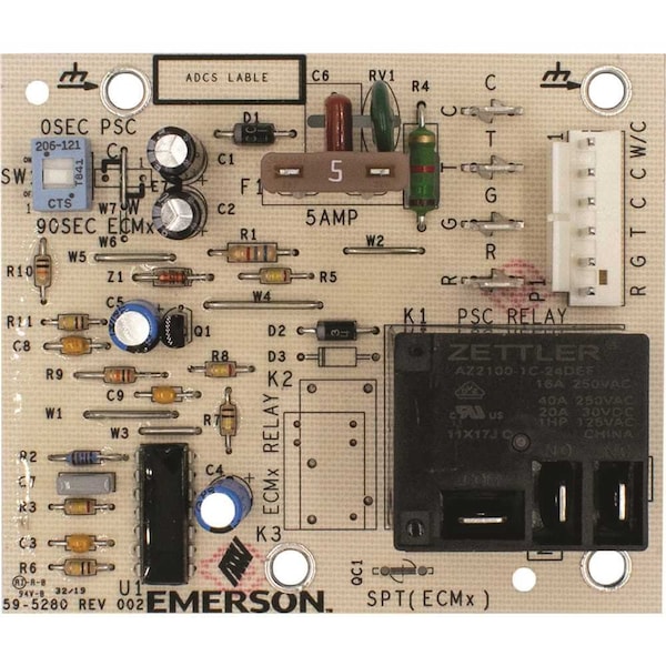 Emerson Carrier Single Stage Air Handler Controls for PSC and ECMx Blower Motors - 48P55-751