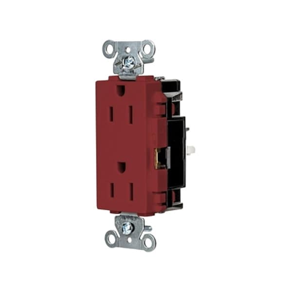 Hubbell Receptacle, 1/2 hp, 125V AC, NEMA 5-15R - HBL2152STR