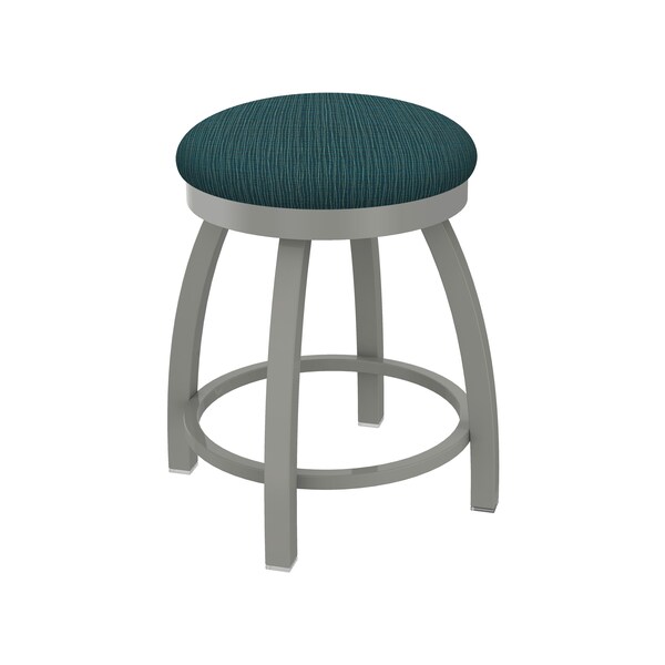 Holland Bar Stool Co 18" Swivel Vanity Stool, Nickel Finish, Graph Tidal Seat - 80218AN022