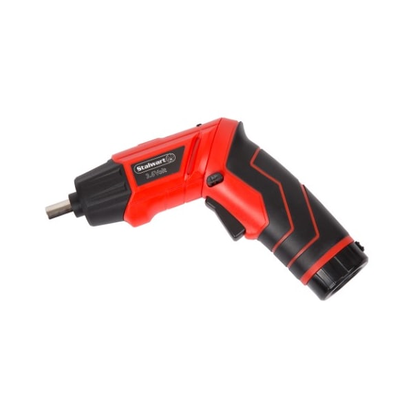 Fleming Supply 45-pieces Fleming Supply Cordless Pivoting Screwdriver, Drill Bits, Sockets, LED Lights, Ni-Cd Battery - 609232YMN