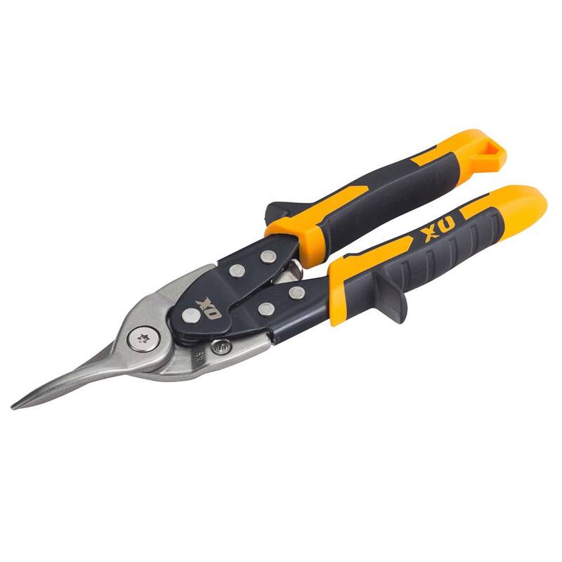 OX TOOLS Pro Straight-Cut Heavy-Duty Yellow Aviation Snips - OX-P232803