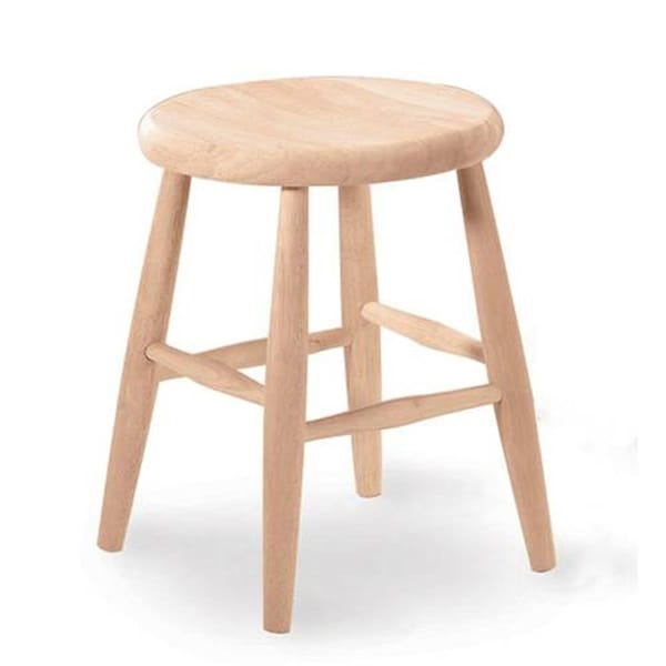 International Concepts 18 in. H Scooped Seat Stool - 1S-818
